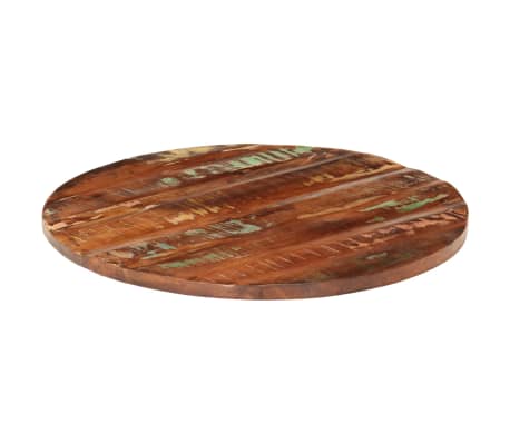 vidaXL Blat de masă rotund, &Oslash; 70x1,5 cm, lemn masiv reciclat