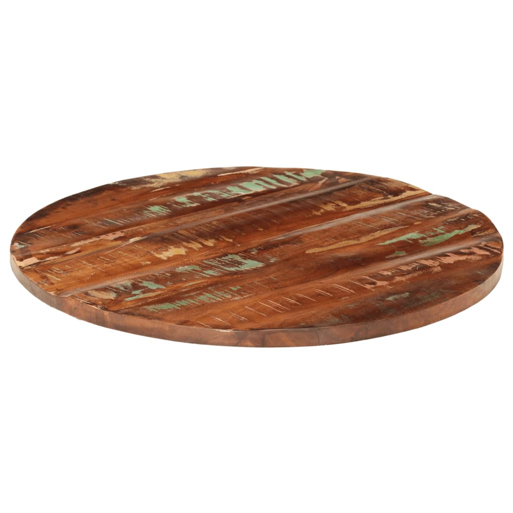 vidaXL Tafelblad rond Ø 90x3,8 cm massief gerecycled hout afbeelding