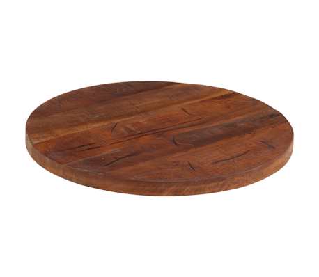 vidaXL Table Top Ø 60x2.5 cm Round Solid Wood Reclaimed