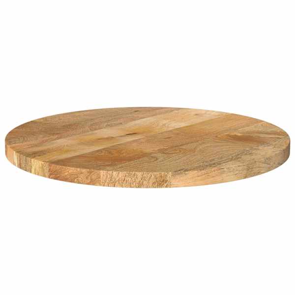 vidaXL &uuml;mmargune lauaplaat, &Oslash; 40x2,5 cm, mangopuit