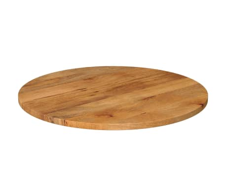 vidaXL Tampo de mesa redondo Ø90x2,5cm madeira de mangueira maciça