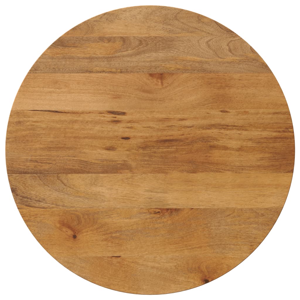 vidaXL Blat de masă rotund, Ø 90x3,8 cm, lemn masiv de mango brut