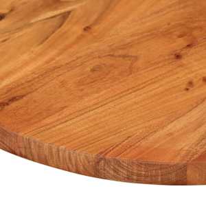 Stolní deska 120 x 50 x 2,5 cm oválná masivní akáciové dřevo - obrázek 5