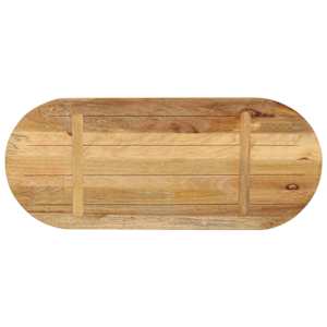 Stolní deska 80 x 40 x 2,5 cm oválná masivní hrubý mangovník - obrázek 5