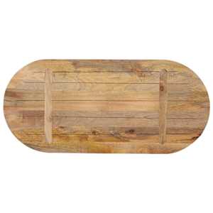 Stolní deska 80 x 40 x 2,5 cm oválná masivní mangovníkové dřevo - obrázek 5