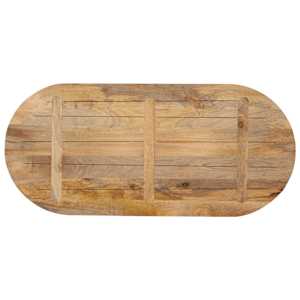 Stolní deska 100x40x2,5 cm oválná masivní mangovníkové dřevo - obrázek 5