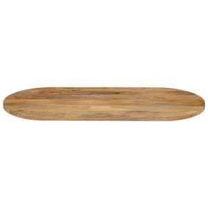 Stolní deska 100x50x2,5 cm oválná masivní mangovníkové dřevo - obrázek 3