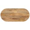 vidaXL ovaalne lauaplaat, 120x50x3,8 cm, mangopuit