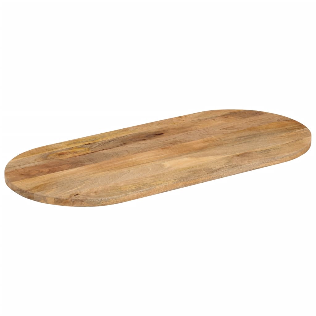 vidaXL Tafelblad ovaal 140x60x3,8 cm massief mangohout afbeelding