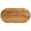 vidaXL ovaalne lauaplaat, 140x60x2,5 cm, mangopuit