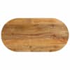 vidaXL ovaalne lauaplaat, 80x40x3,8 cm, mangopuit