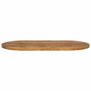 Stolní deska 100x40x3,8 cm oválná masivní mangovníkové dřevo - obrázek 3