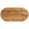 vidaXL ovaalne lauaplaat, 120x50x3,8 cm, mangopuit