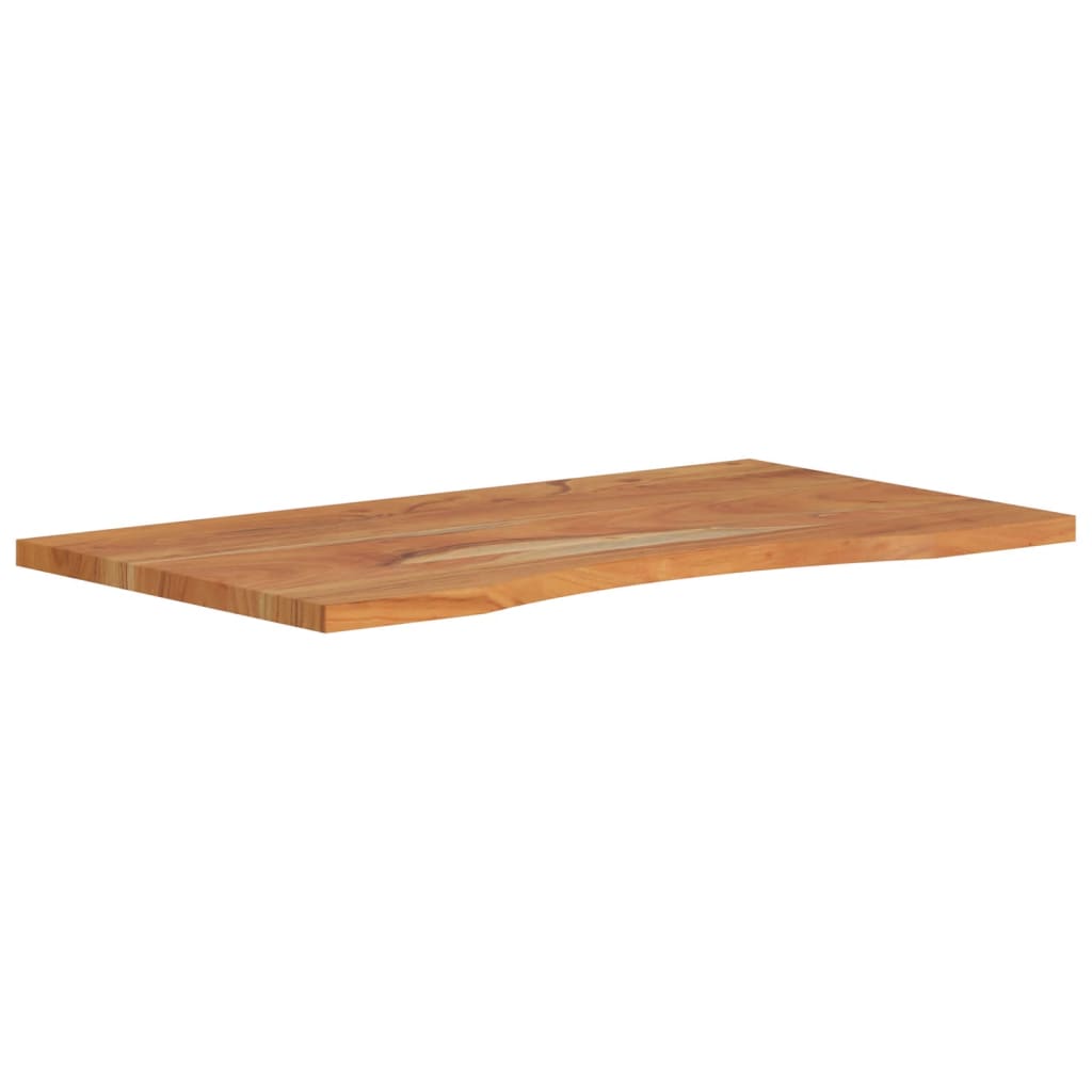vidaXL Bureaublad rechthoekig 80x50x2,5 cm massief acaciahout afbeelding