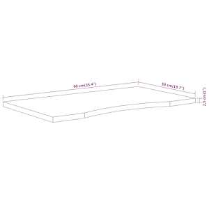 Stolní deska 90x50x2,5 cm obdélníková masivní akáciové dřevo - obrázek 9
