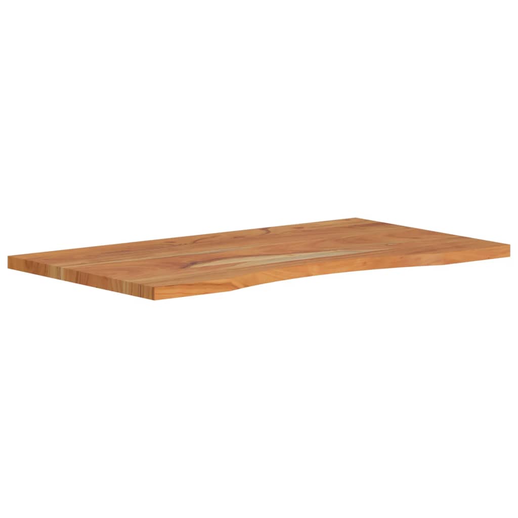 Schreibtischplatte 100x50x2,5 cm Rechteckig Massivholz Akazie