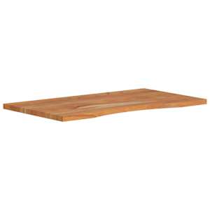 Stolní deska 100x50x2,5 cm obdélníková masivní akáciové dřevo - obrázek 3