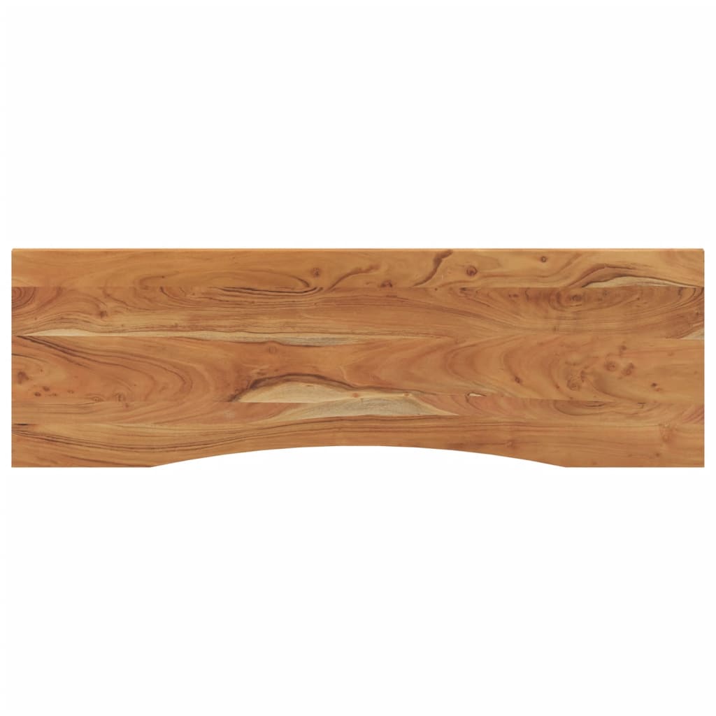 Schreibtischplatte 140x50x2,5 cm Rechteckig Massivholz Akazie