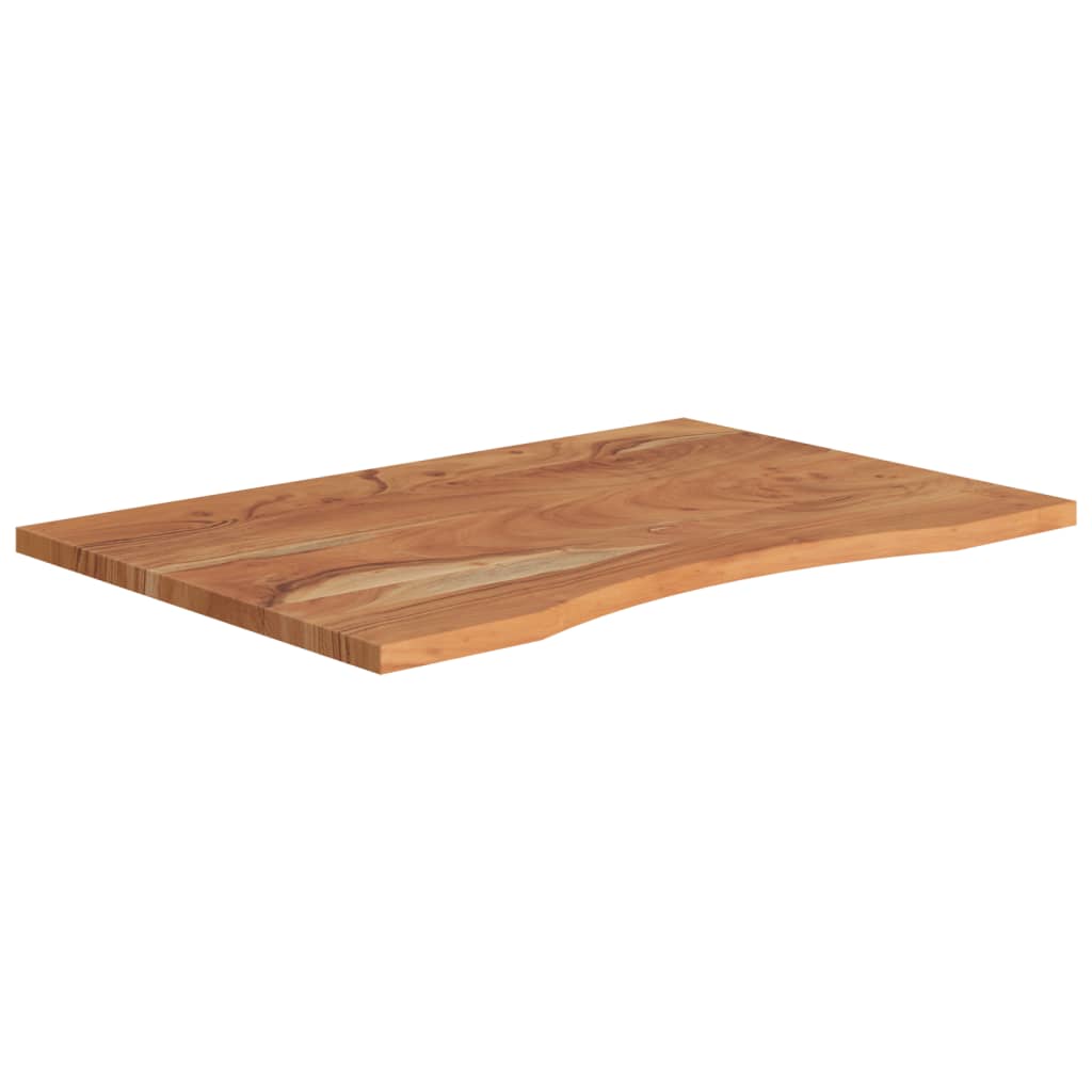 vidaXL Doska stola 80x60x2,5 cm obdĺžniková masívna akácia