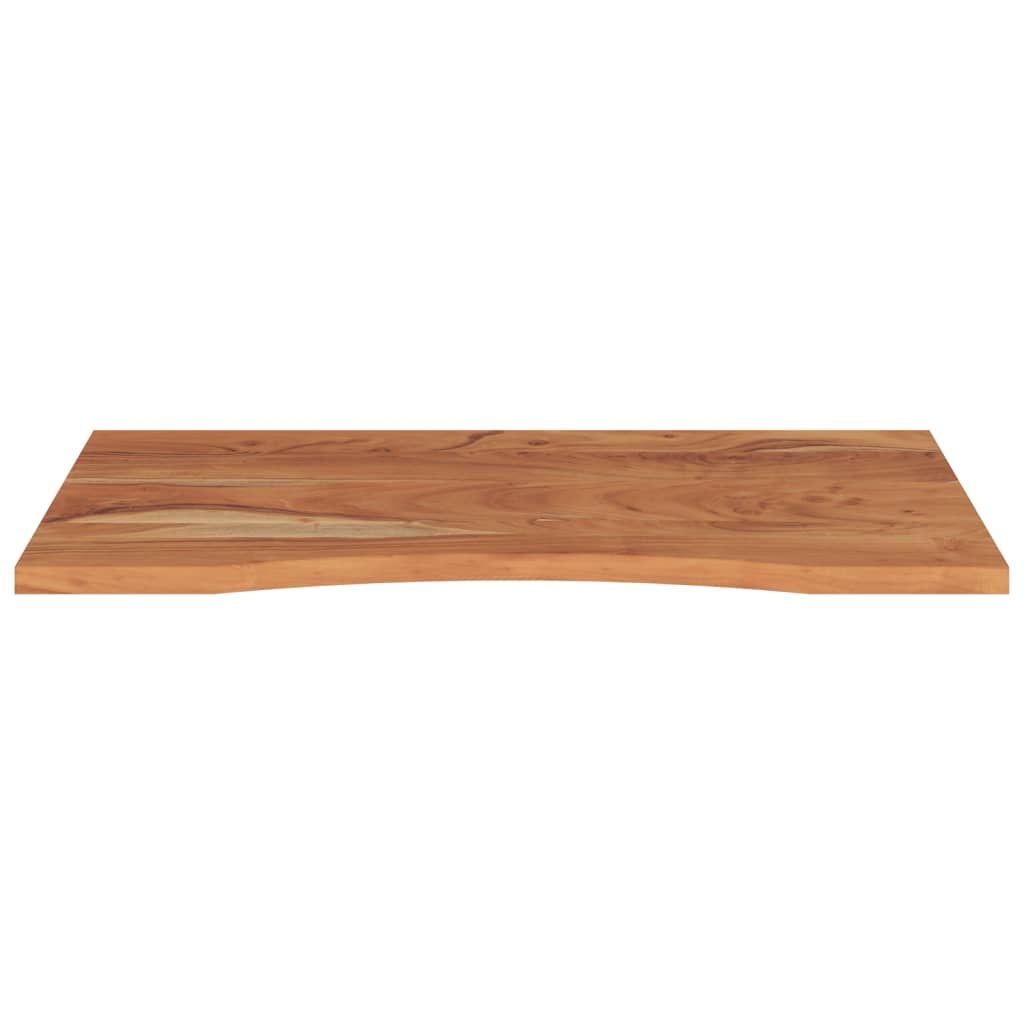 Schreibtischplatte 80x60x2,5 cm Rechteckig Massivholz Akazie