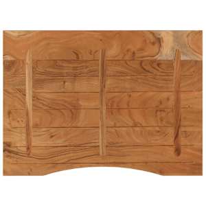 Stolní deska 100x80x2,5 cm obdélníková masivní akáciové dřevo - obrázek 5
