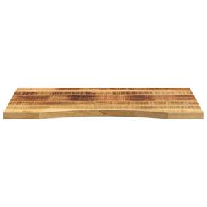 Stolní deska s výřezem 80 x 50 x 2,5 cm masivní hrubý mangovník - obrázek 3