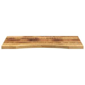 Stolní deska s výřezem 90 x 50 x 2,5 cm masivní hrubý mangovník - obrázek 3