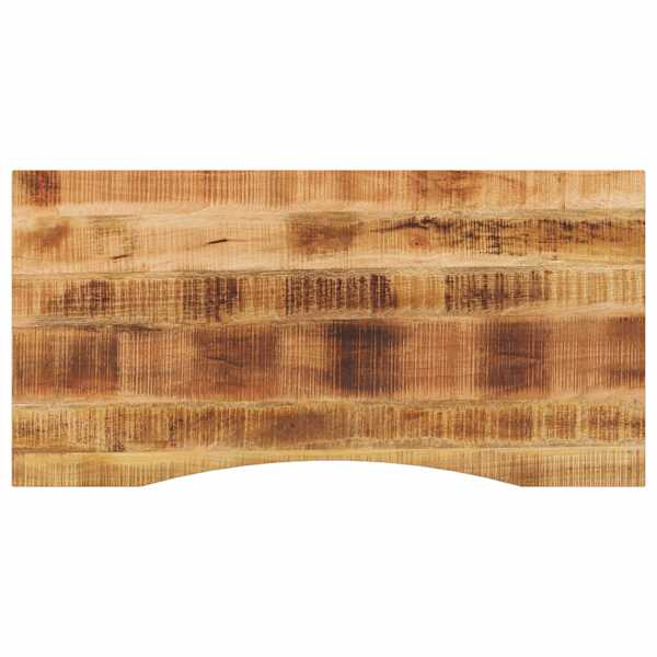 vidaXL kumerusega lauaplaat, 110x50x2,5 cm, t&ouml;&ouml;tlemata mangopuit