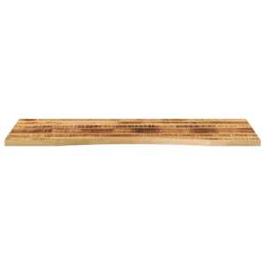 Stolní deska s výřezem 120x50x2,5 cm masivní hrubý mangovník - obrázek 3