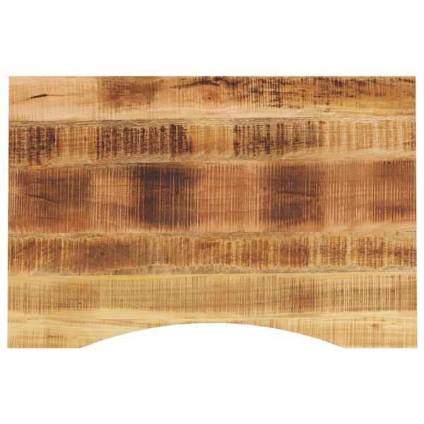 vidaXL kumerusega lauaplaat, 80x60x2,5 cm, t&ouml;&ouml;tlemata mangopuit
