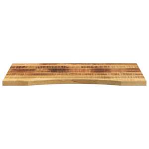 Stolní deska s výřezem 80 x 60 x 2,5 cm masivní hrubý mangovník - obrázek 3