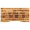 vidaXL kumerusega lauaplaat, 140x60x2,5 cm, t&ouml;&ouml;tlemata mangopuit