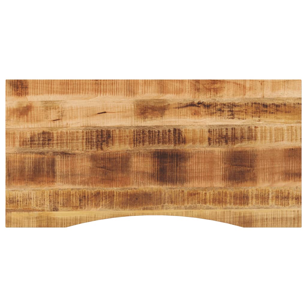 vidaXL Stolní deska s výřezem 140x60x2,5 cm masivní hrubý mangovník