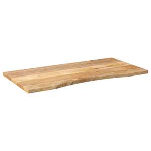 Stolní deska s výřezem 110x50x2,5 cm masivní hrubý mangovník - obrázek 2