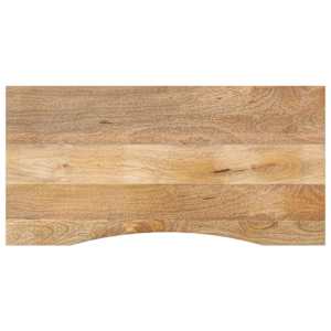 vidaXL kumerusega lauaplaat, 120x50x2,5 cm, t&ouml;&ouml;tlemata mangopuit