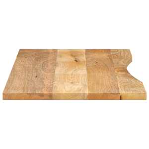 Stolní deska s výřezem 120x50x2,5 cm masivní hrubý mangovník - obrázek 4