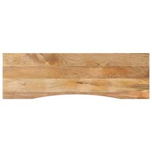 vidaXL kumerusega lauaplaat, 160x50x2,5 cm, t&ouml;&ouml;tlemata mangopuit