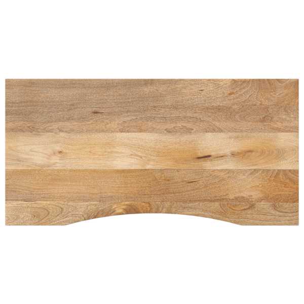 vidaXL kumerusega lauaplaat, 120x60x2,5 cm, t&ouml;&ouml;tlemata mangopuit