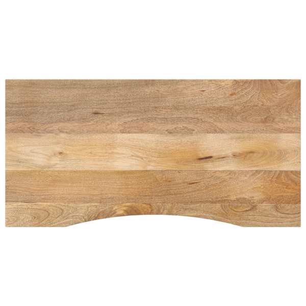 vidaXL kumerusega lauaplaat, 140x60x2,5 cm, t&ouml;&ouml;tlemata mangopuit