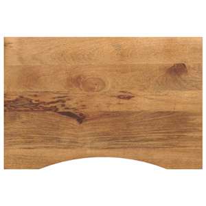 Stolní deska s výřezem 80 x 50 x 2,5 cm masivní hrubý mangovník