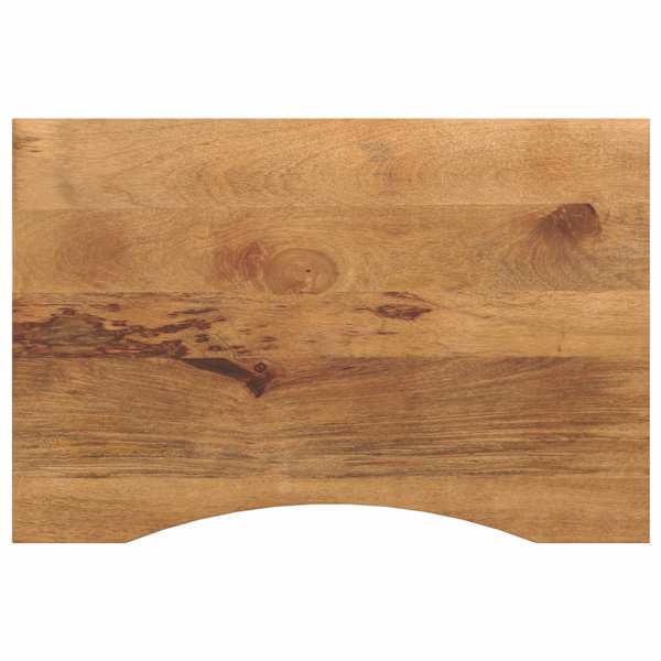 vidaXL kumerusega lauaplaat, 90x50x2,5 cm, t&ouml;&ouml;tlemata mangopuit