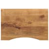 vidaXL kumerusega lauaplaat, 100x50x2,5 cm, t&ouml;&ouml;tlemata mangopuit