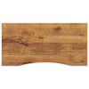 vidaXL kumerusega lauaplaat, 110x50x2,5 cm, t&ouml;&ouml;tlemata mangopuit