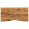 vidaXL kumerusega lauaplaat, 120x50x2,5 cm, t&ouml;&ouml;tlemata mangopuit