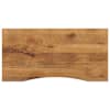 vidaXL kumerusega lauaplaat, 140x50x2,5 cm, t&ouml;&ouml;tlemata mangopuit