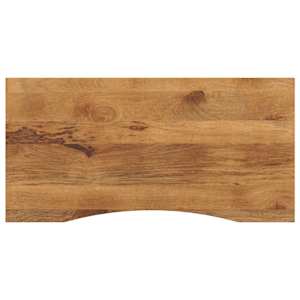 vidaXL kumerusega lauaplaat, 140x50x2,5 cm, t&ouml;&ouml;tlemata mangopuit