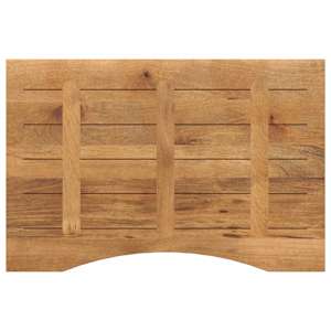 Stolní deska s výřezem 90 x 60 x 2,5 cm masivní hrubý mangovník - obrázek 5