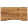 vidaXL kumerusega lauaplaat, 110x60x2,5 cm, t&ouml;&ouml;tlemata mangopuit