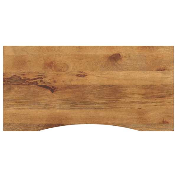 vidaXL kumerusega lauaplaat, 110x60x2,5 cm, t&ouml;&ouml;tlemata mangopuit
