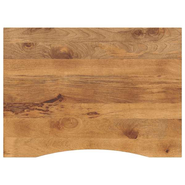 vidaXL kumerusega lauaplaat, 110x80x2,5 cm, t&ouml;&ouml;tlemata mangopuit